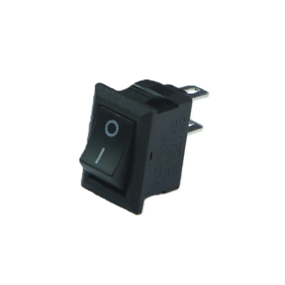 10x15mm 2 Pin ON/OFF SPST Rocker Switch 3A 250V Mini Push Button Black  Snap-in KCD11 view 5
