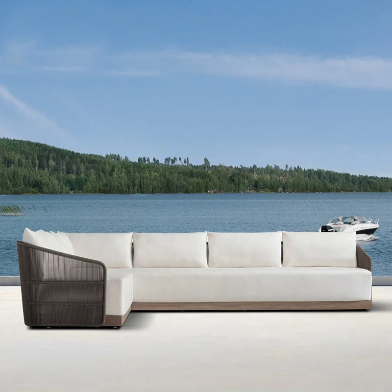 

Customizable outdoor rattan sofa