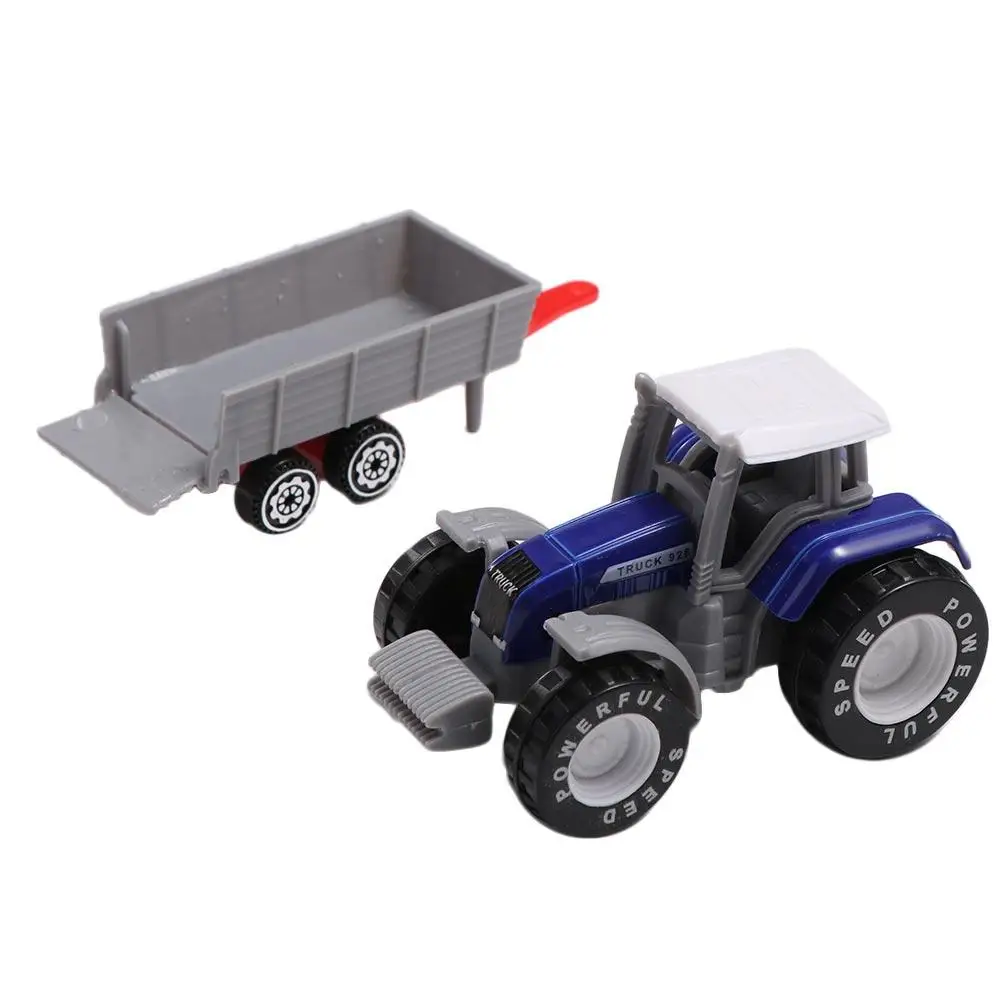 ของเล่นเพื่อการศึกษาการก่อสร้างรถขุด Bulldozer รุ่นรถแทรกเตอร์ของเล่นรถเกษตรกรรถแทรกเตอร์ของเล่นวิศวกรรมรถ