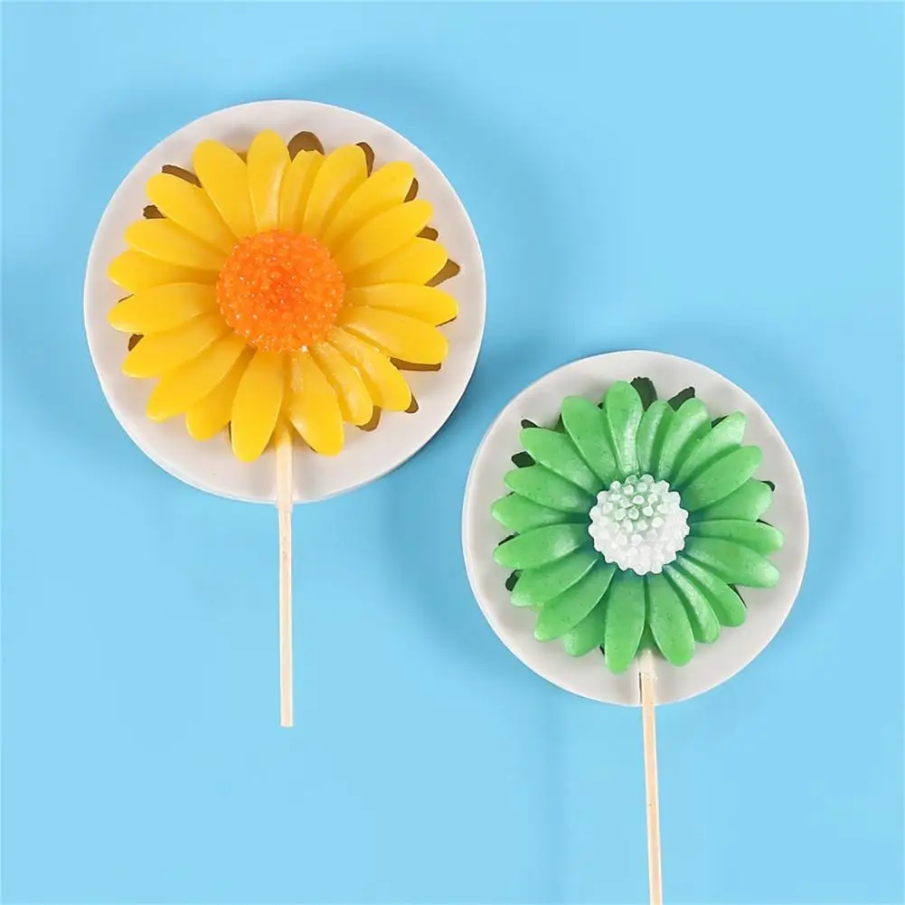 Cake Baking Mold Creative Shape Heat Resistant Silicone 3D Flower Shaped Dessert Mold Kitchen Gadget for Home Kitchen Tools