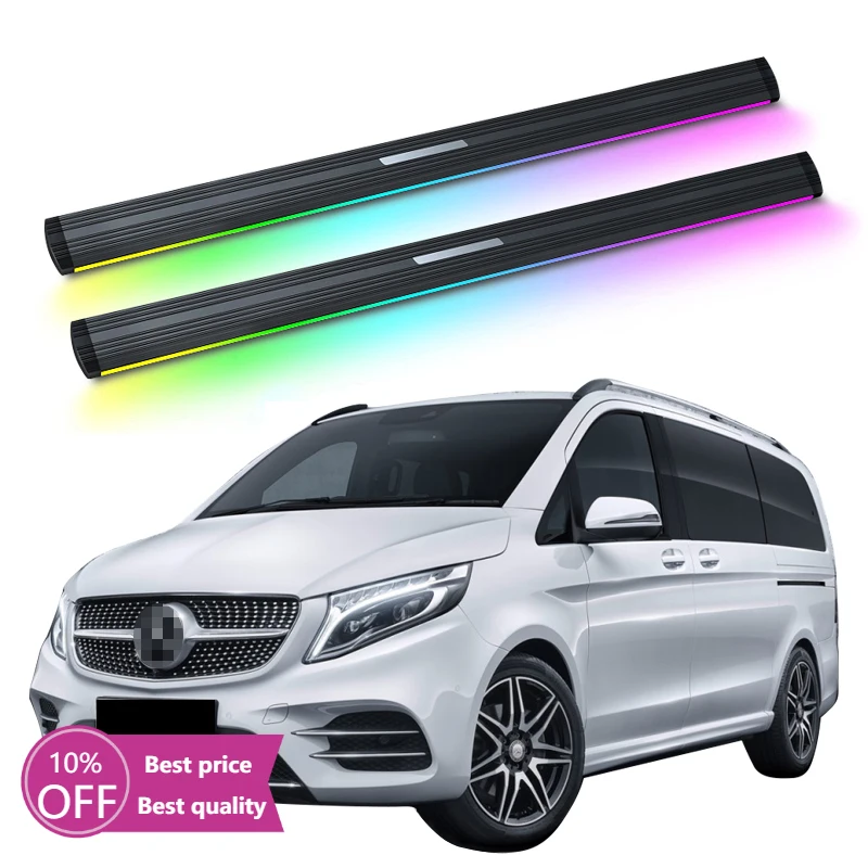 

Cc CarAutomatic Electric Power Side Step Running Board Neon Led Light for for Mercedes-Benz V-CLASS V260L 2016-2024
