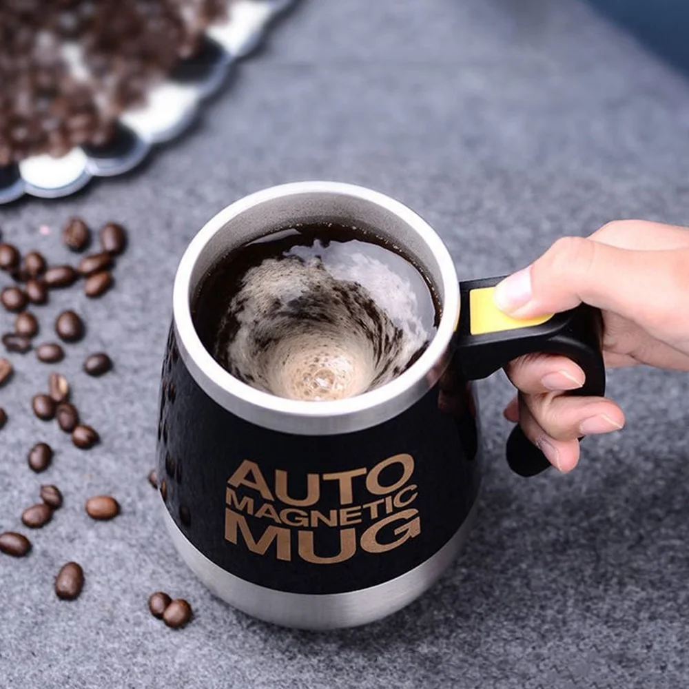 New Automatic Self Stirring Magnetic Mug Creative Lazy Smart Mixer Thermal Cup Stainless Steel Coffee Milk Mixing Cup Blender