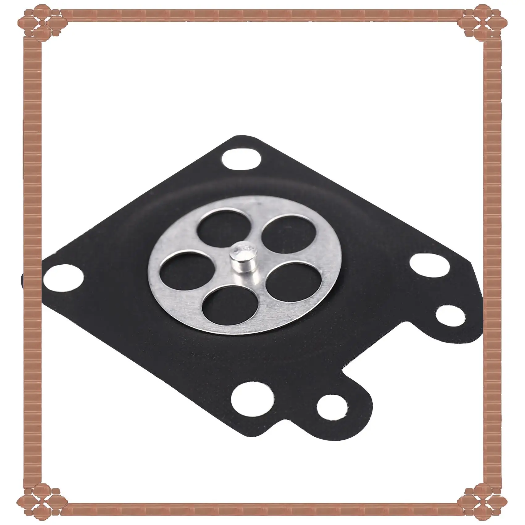 

24-Hour Delivery 50Pcs Carburetor Parts Chainsaw Carburetor Membrane Pads For Zama Chainsaw Carburetor 2500/3800/4500/5200/5800