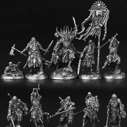 Metal Decoration Board Game Chess Pieces Doomlord Undead Warrior Series Model Toys Action Figures Desktop Miniature Accessories