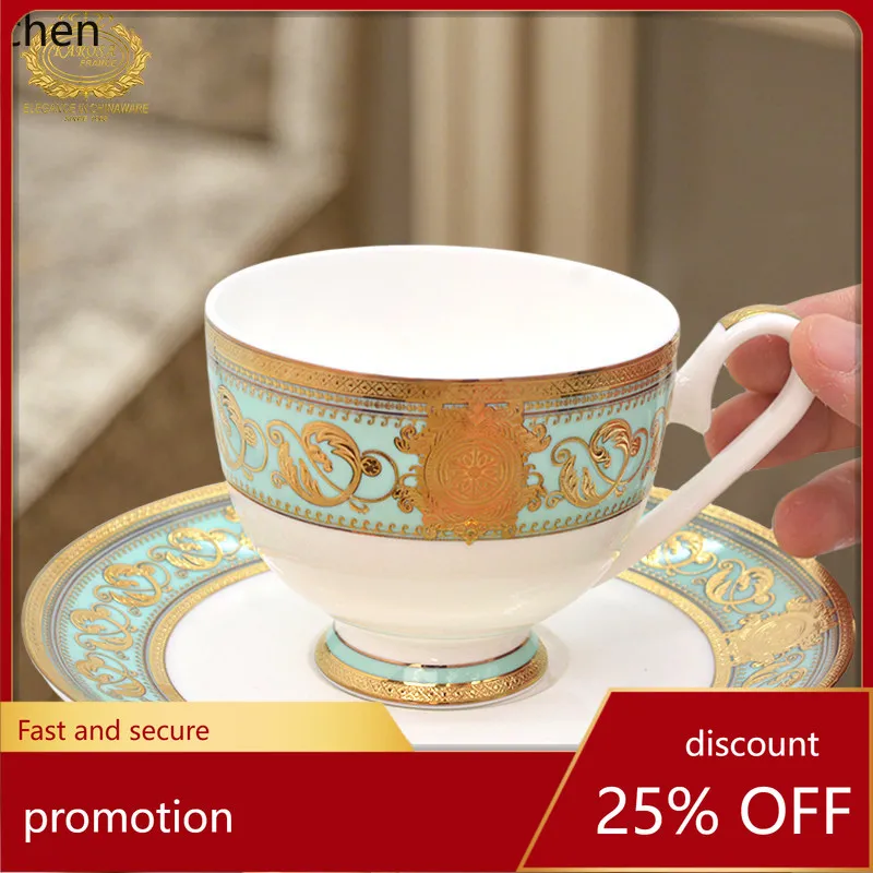 

H1 high-end coffee mug set - premium bone china ceramic tea set gift box