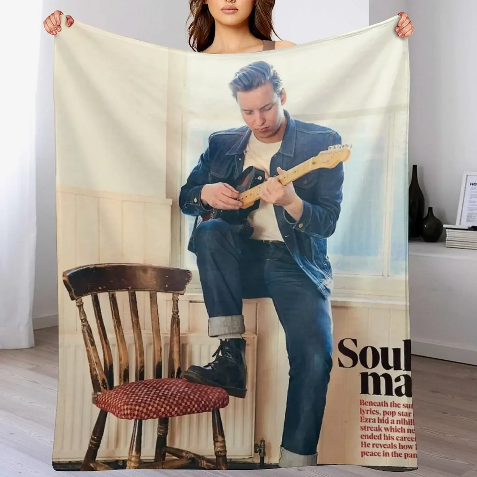 

soul man Throw Blanket Comforter Furry Beach Hair Blankets