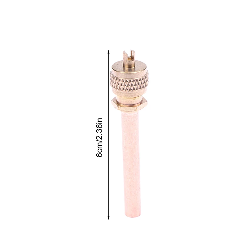 

NEW 5Pcs Air Conditioner Refrigeration Access Valves 6MM OD Tube Filling Par 20CC Spare Part Replacement Stem Core Filling Parts