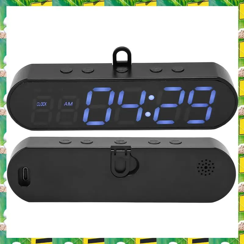 3C Electron Portable Gym Timer Switch Multifunctional 1000Mah USB Fitness Sports Interval Workout Timer Alarm Clock Durable,Port