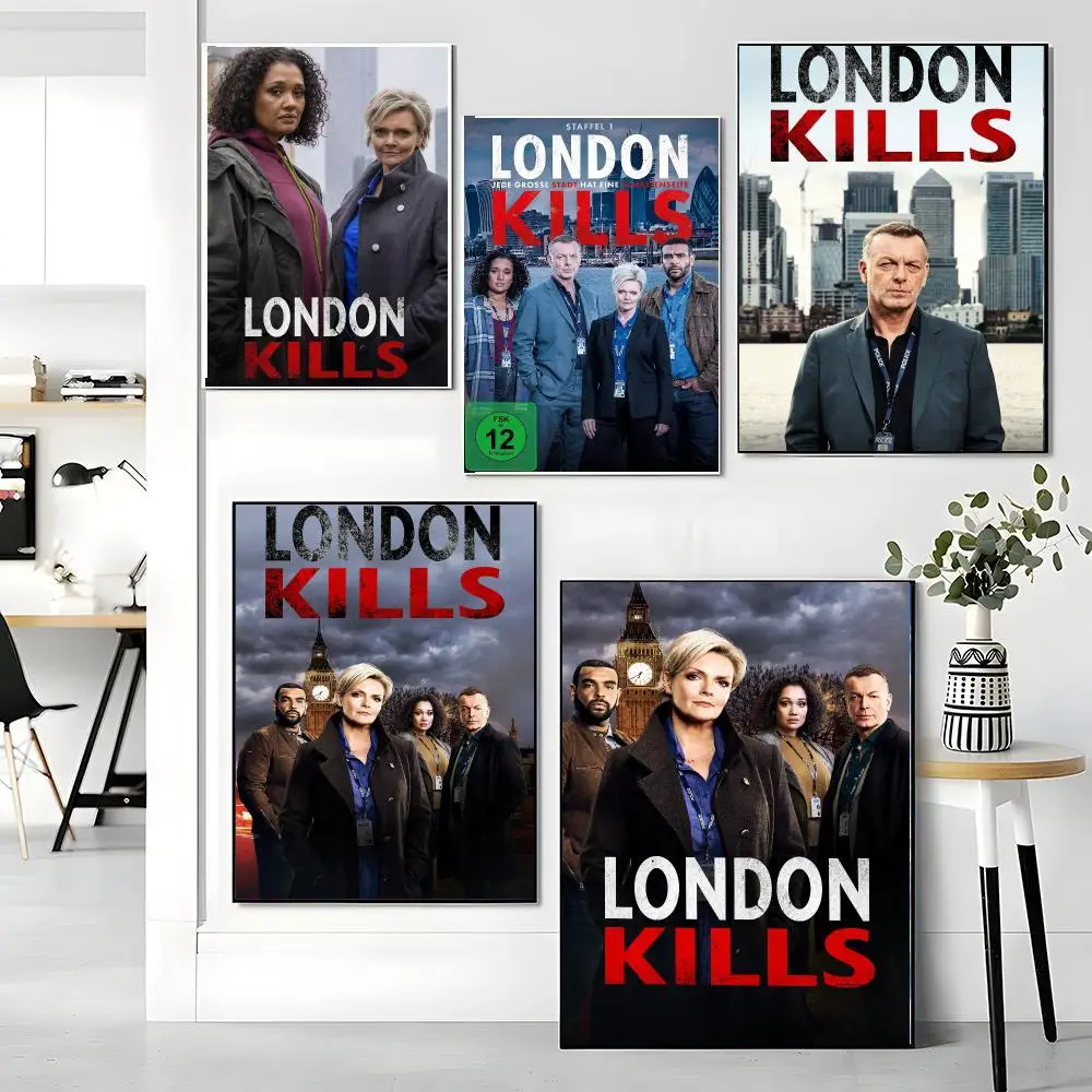 tv series L-London Kills-S Painting Calligraphy Boho Botanical Decor for Living Room Elegant Home Style