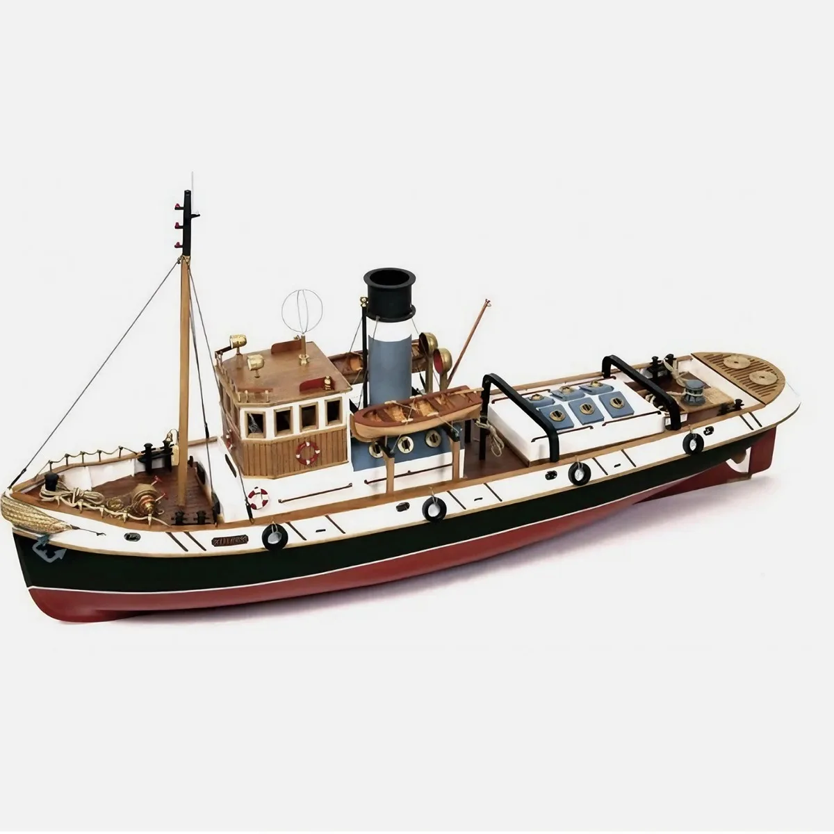 

1/30 Ocean-going Steam Tugboat Assembly Model 83cm Meticulously Crafted Wooden Structure Ship Model Kit Ship Toy Ornaments
