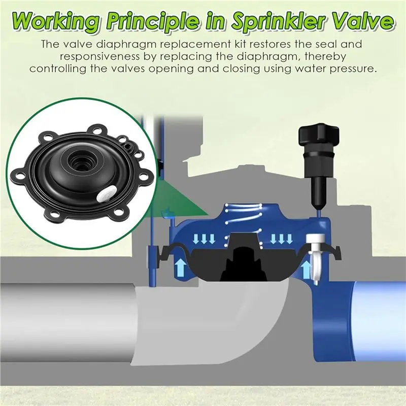 A59Z-4 Pack Diaphragm Repair Kit Compatible With DRKCP/CPF Diaphragm,Valve Diaphragm Replacement For CPF, DV, DAS, ASVF