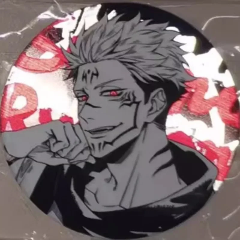 Jujutsu Kaisen Itadori Yuji Satoru Gojo Getō Suguru anime tweedimensionale badge dubbele flash reflecterende bar broche accessoires