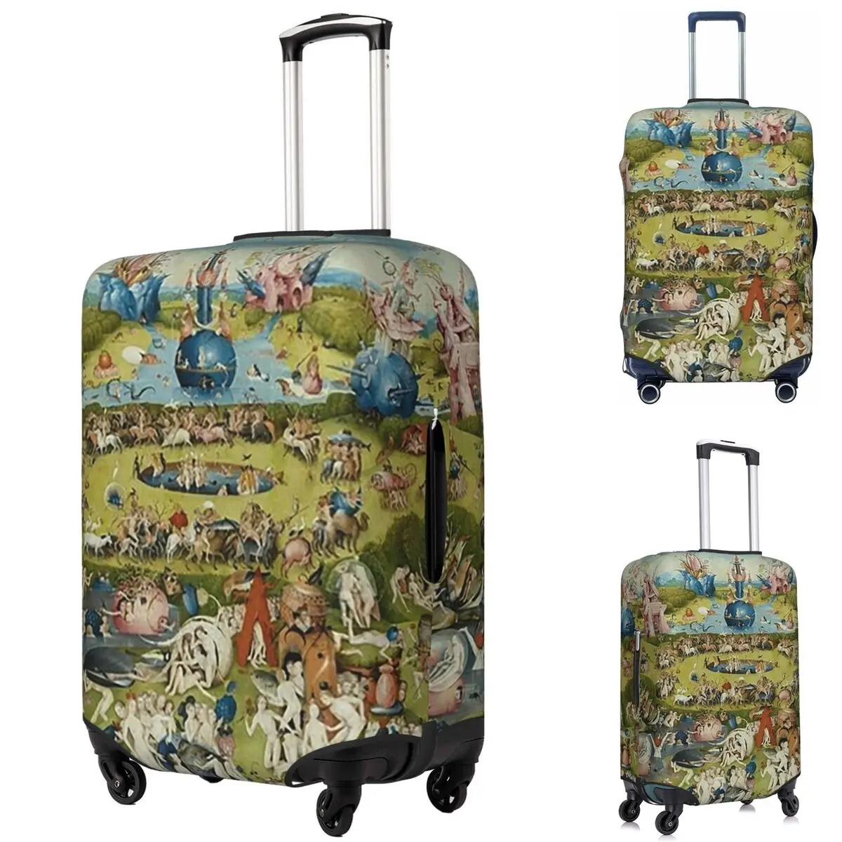 

Сад земных наслаждений — защитный чехол для чемодана Hieronymus Bosc, эластичные защитные чехлы для багажа для путешествий 18-32 дюймов
