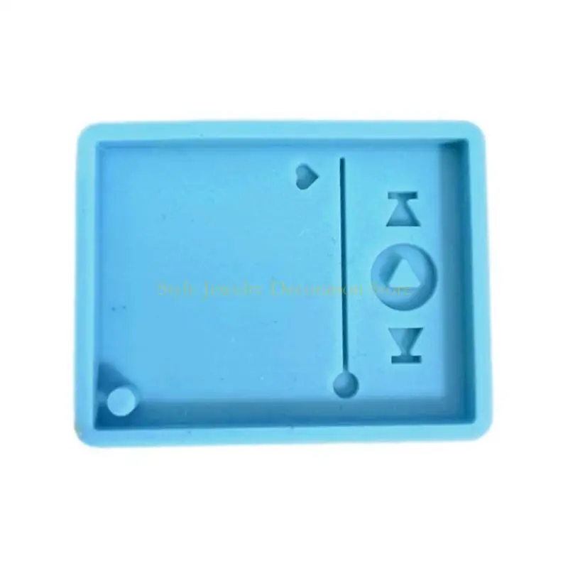 D46E Music Player Silicone Stampo Cragi fai -da -te Clay Resina Clay Casting Stampo Masto Cashing Mormo Gioielli Strumento
