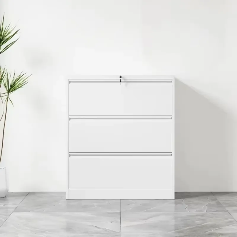 

Modern Movable Eco-Friendly Space Saving White Thickened Hanging Fastener Card Box Office Filing Cabinet