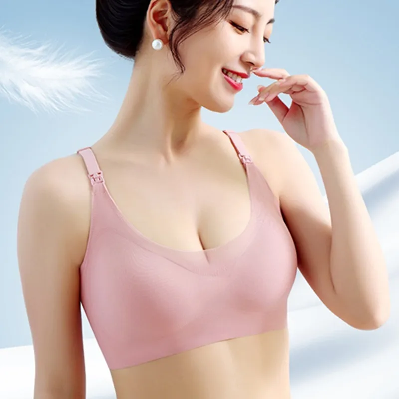 

Maternity Nursing Bra Bras for Pregnant Women Seamless Wireless Ultra Thin Bra Breathable Sleep Bralette Sports Vest Underwear