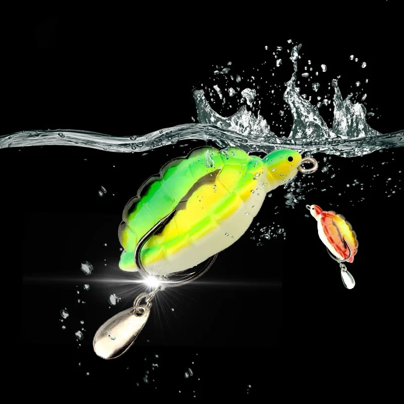 Leurre de pêche 5cm 12g, leurre artificiel souple pour la pêche au crapaud et au poisson-tête-de-serpent, 1 pièce, EN PROMOTION