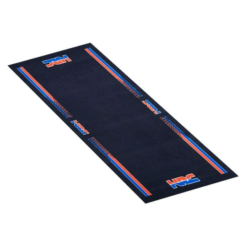 Op maat gemaakte Honda motorfiets parkeermat antislip garagekleed cool racing moto display tapijt antislip huisdecoratie vloermat