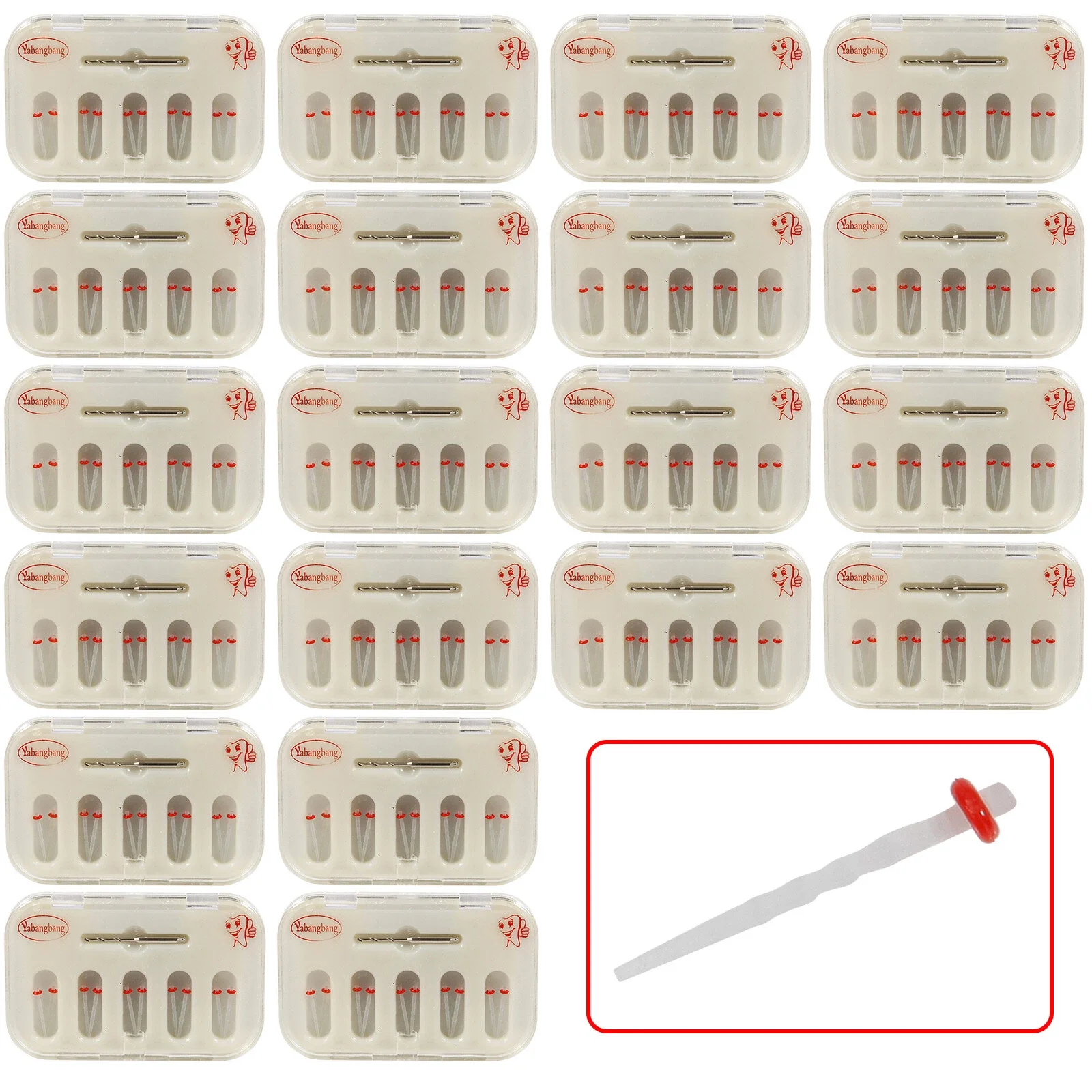 

100PCS/10Packs Dental High-intensity Fiber Post Resin Screw Thread Quartz Drills