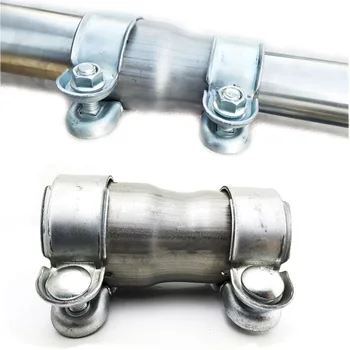 Exhaust tube pipe joiner sleeve clamp stainless steel exhaust muffler sealing clamp exhaust reducer connector pipe tube clamp