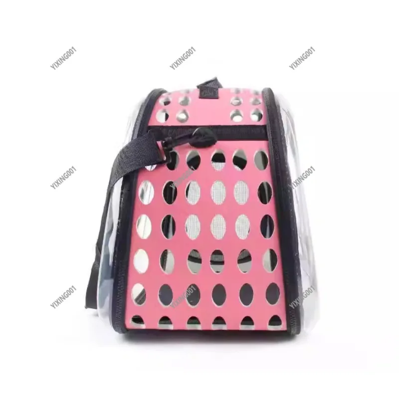 Portable Pet Shoulder Bag Transparent Capsule Cat Carrier Breathable Handbag for Travel
