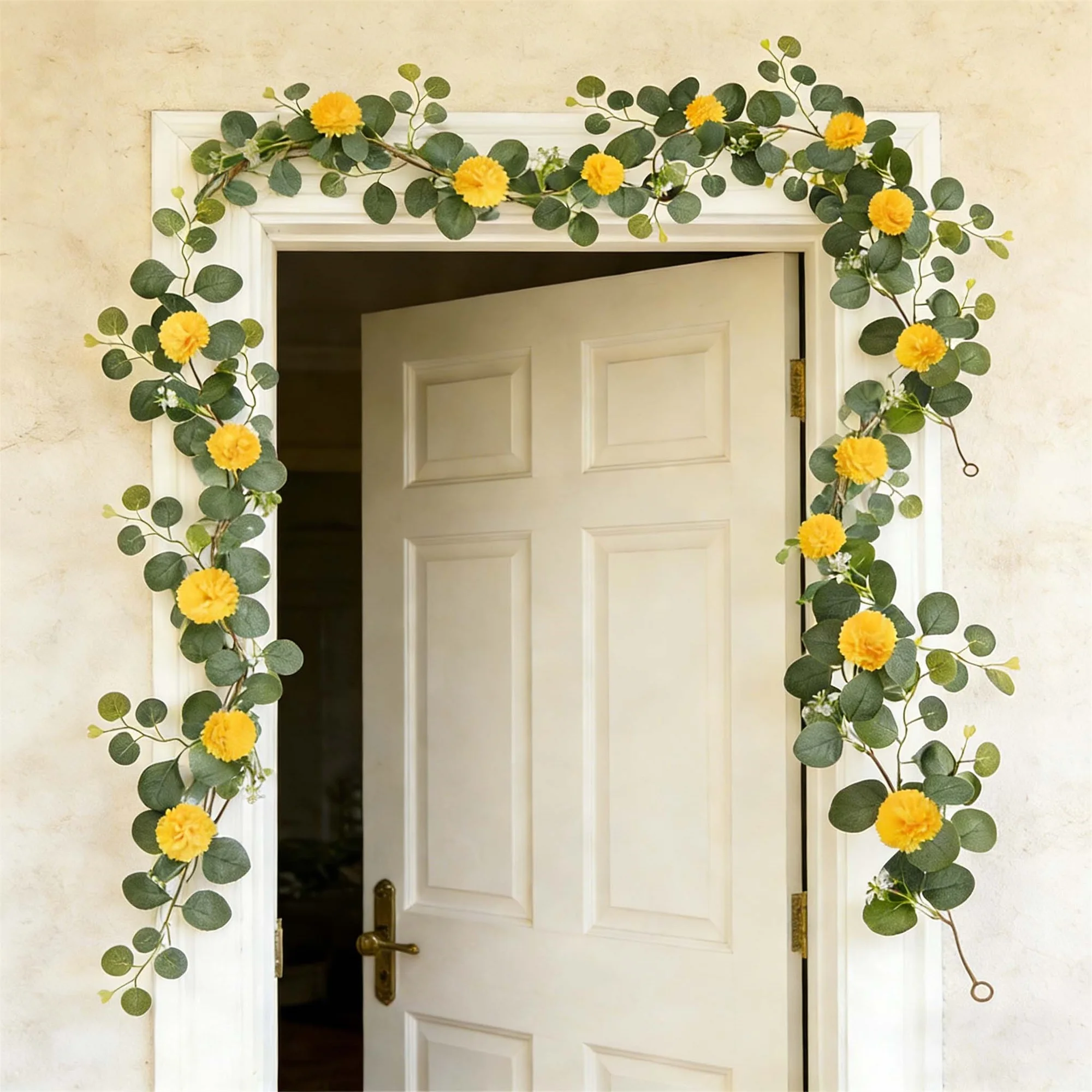 

Искусственная зеленая гирлянда для декора в деревенском стиле, имитация плюща для свадеб, украшения для дома, стен, сада, вечеринок