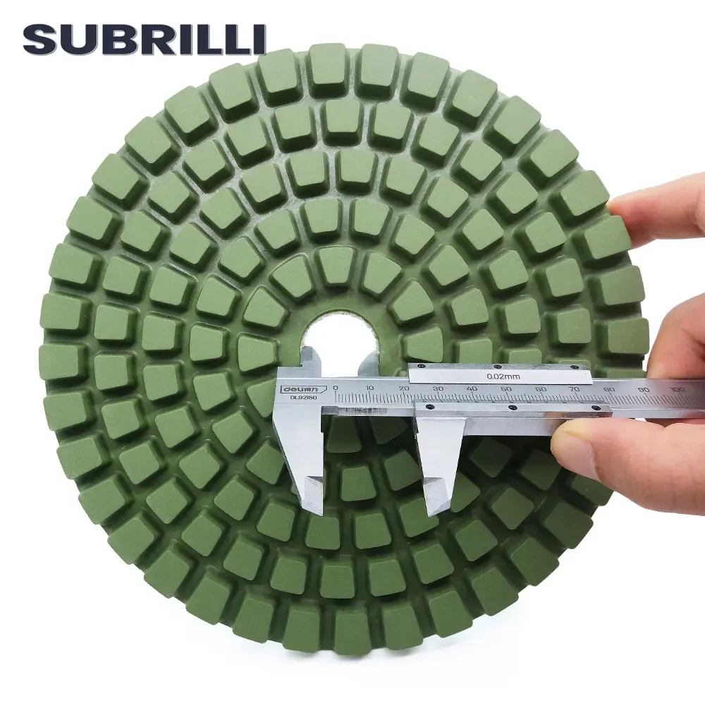 SUBRILLI 200mm Diamond Polishing Pad 8inch Floor Renovate Grinding Disc Granite Marble Concrete Polishing Wheel Grit50# - 3000#