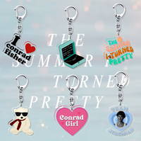 The Summer I Turned Pretty Conrad Jeremiah Keychain Lovely Bag Charms Pendant Friends Fans Fun Key Chain Cute Souvenir Creative
