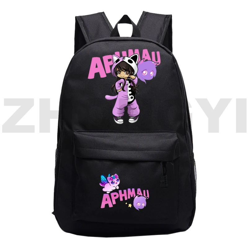 

Harajuku Aphmau Backpack Back Pack Rucksack Knapsack Schoolbags Cartoon Backpacks For Teenage Girls Anime As A Cat Book Bags