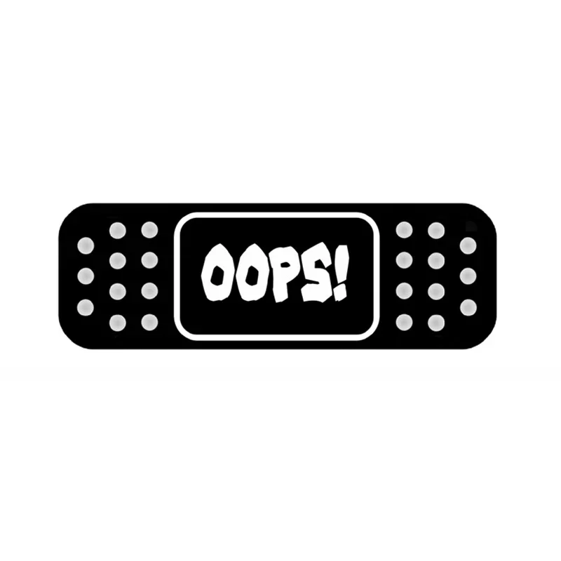 Fun Oops! Band Aid Car Stickers Cover Scratch Decals Suitcase Laptop Truck Motorcycle Auto Accessories PVC,15cm*5cm