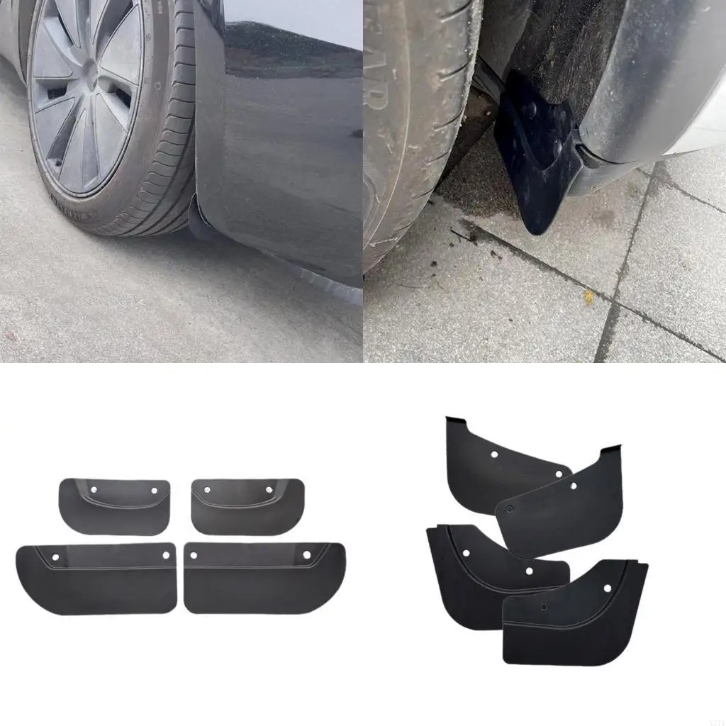

Wheel Mudguard Splash Guard Replacement Mudflaps Protector Mud Flap X37F