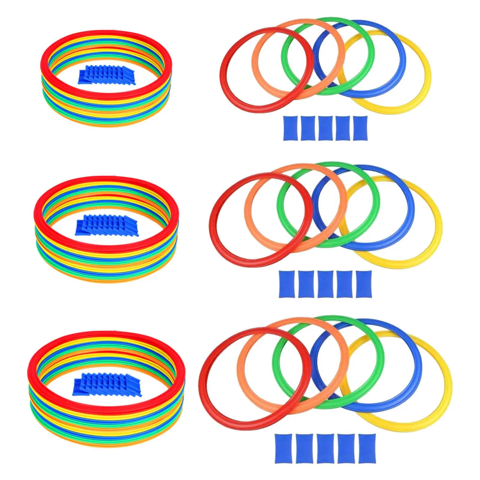 Teaching Tool Hopscotch Rings Game with for Toddlers and Teens