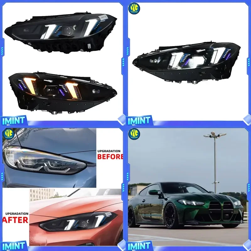 YU GUANG for 4 Series G82 G22 430i 425i Headlight 2021 2023 Front Lamp Upgrade LED Front Light 2024 G22