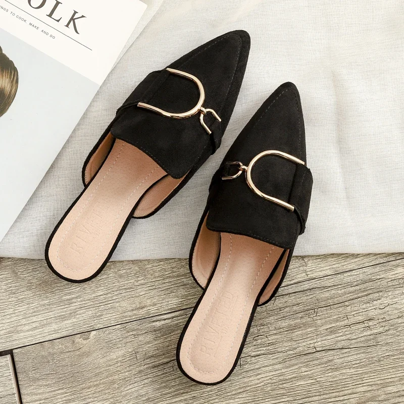 Flat Shoes Women Spring/autumn Chaussures Plates Outdoor Mules Shoes Zapatos Planos De Mujer Casual Sapatilha Feminina Moccasins