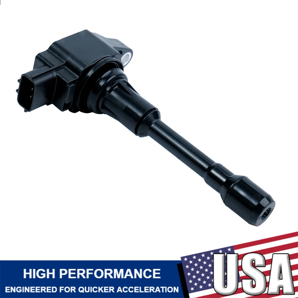 4X Ignition Coil & 4 Pcs Iridium Spark Plug For Nissan Altima Sentra L4 UF549 22448EA000 UF509 Car Accessories Heat Resistant