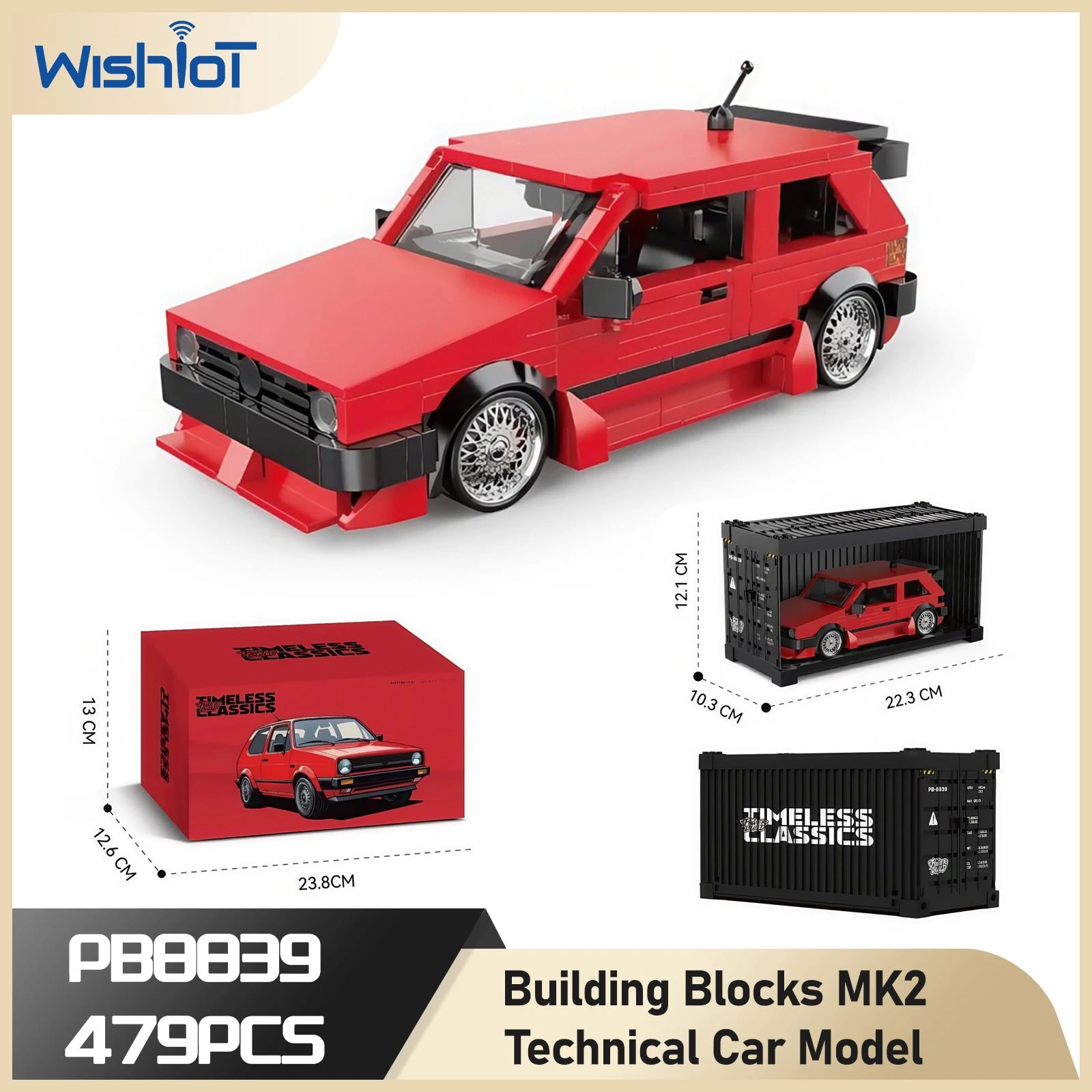 

479 шт. MOC MK2 Ретро спортивный автомобиль, строительные блоки, модель автомобиля, коллекция скоростных автомобилей, коллекция бриг, игрушки для детей, подарок для взрослых