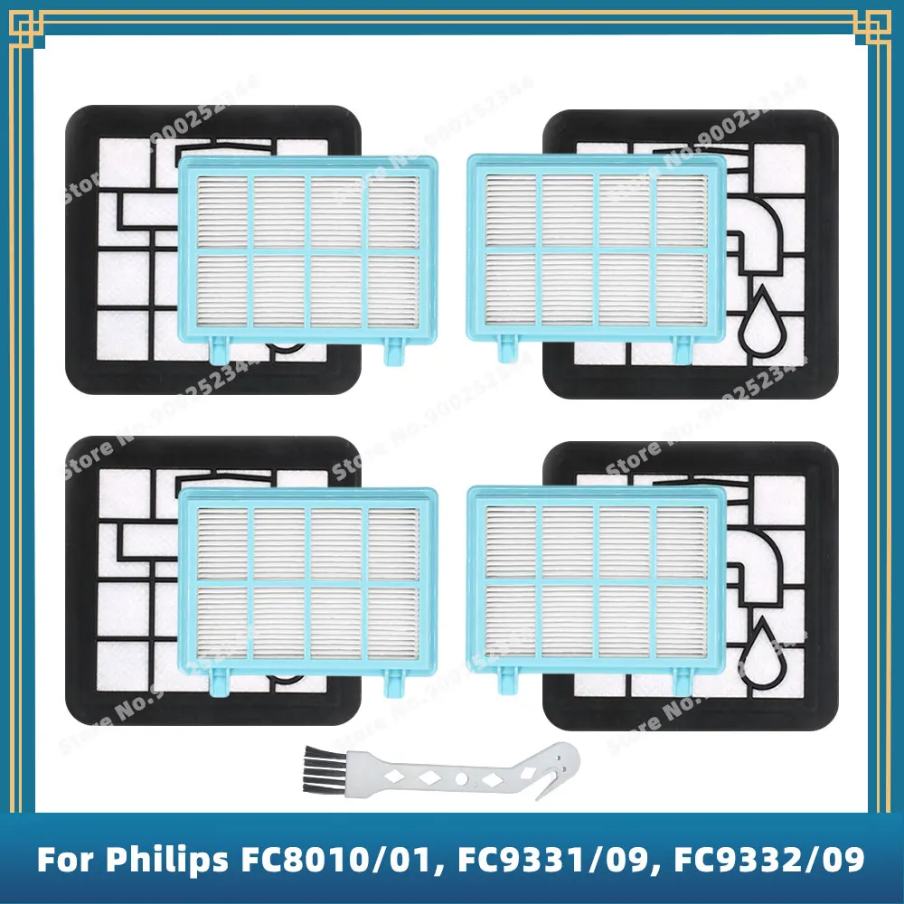 Compatible For Philips Power Pro Compact FC8010/01, FC9331/09, FC9332/09 Vacuum Cleaner Replacement Parts Motor Foam Filter