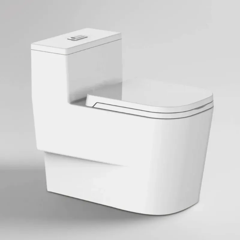 for Siphon One Piece Toilet Water Saving Mute Large Pipe Deodorant Household Bathroom Ceramic Commode Wholesale Project