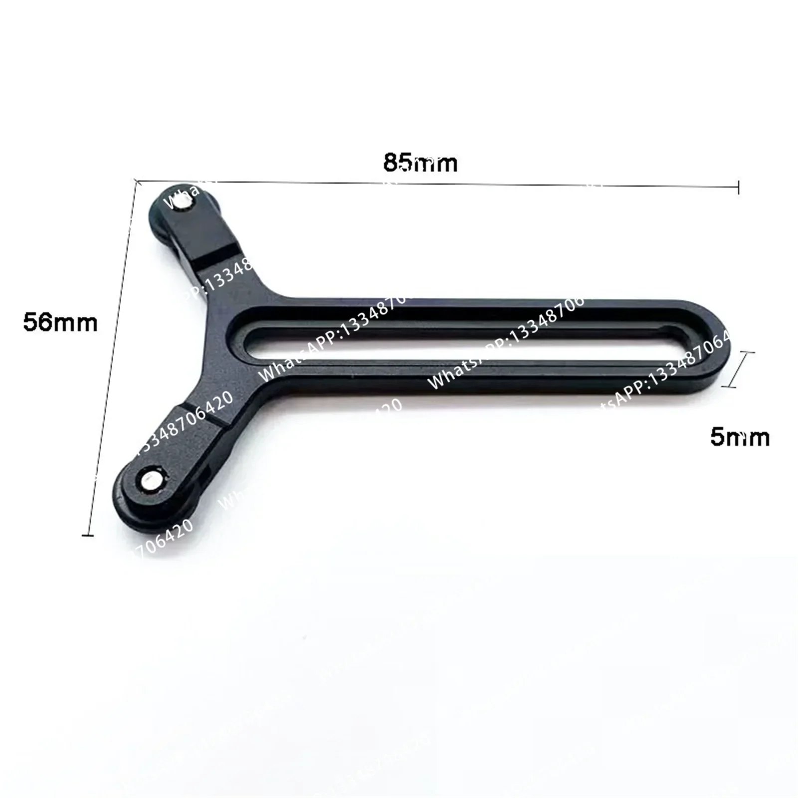 Y Shape Lens Support Bracket Double Wheels Lens Support System 22-71.5mm Height Adjustment For  RS3 Gimbal Camera Accessories
