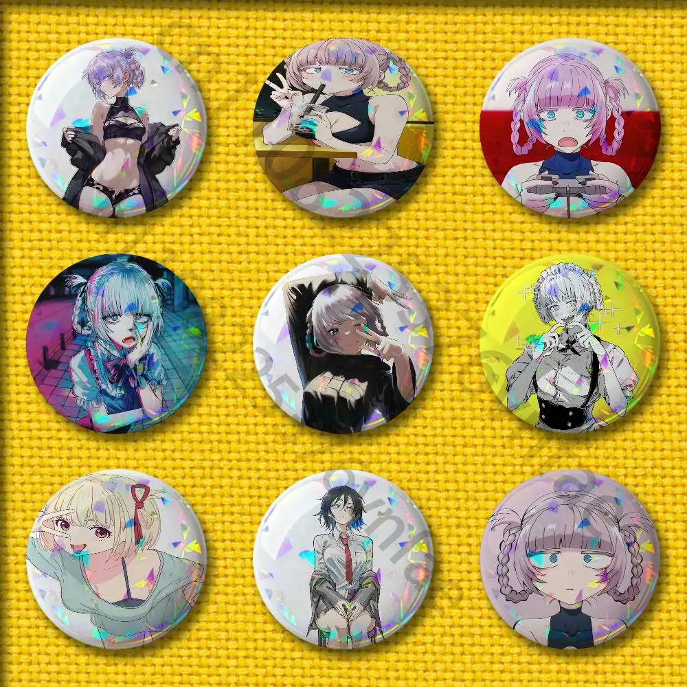 C-Call of Night Nazuna Nanakusa Badges 75mm 25mm 44mm 32mm 58mm Round Pin Brooch Souvenir Clothes Cosplay Gift Accessories