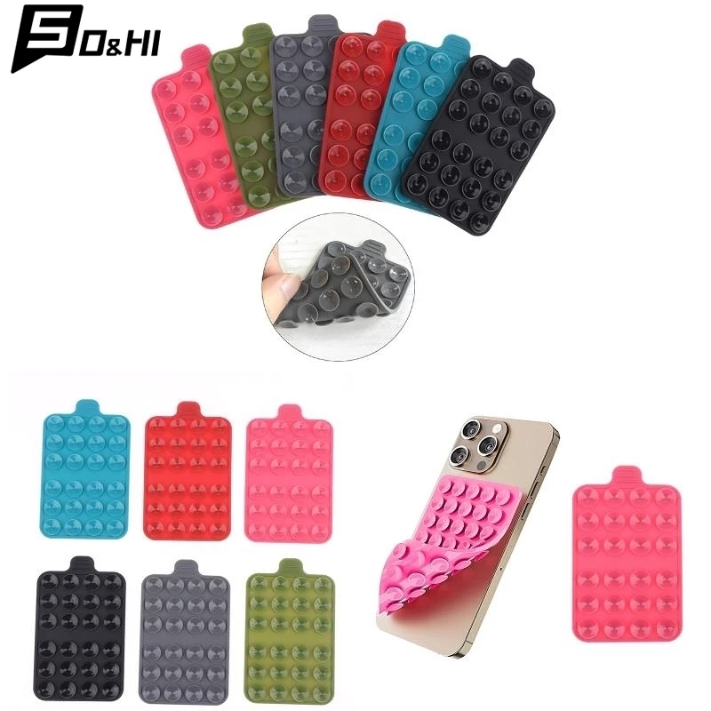 

Backed Adhesive Silicone Rubber Sucker Pad For Fixed Pad Double Side Silicone Suction Pad For Mobile Phone Fixture Suction Cup