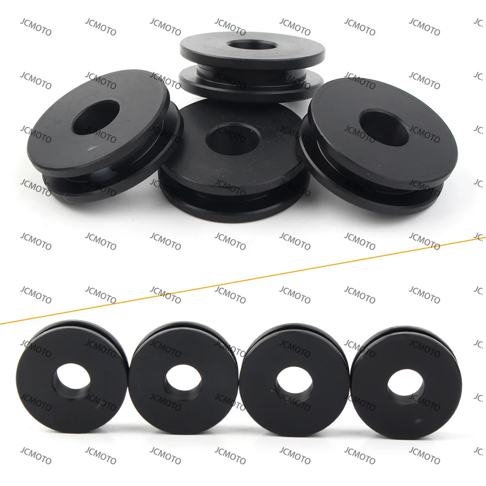 Accessories for Harley Road King Touring Softail 4pcs/Set Motorcycle Detachable Windshield Washer Bushing Grommets Motorbike