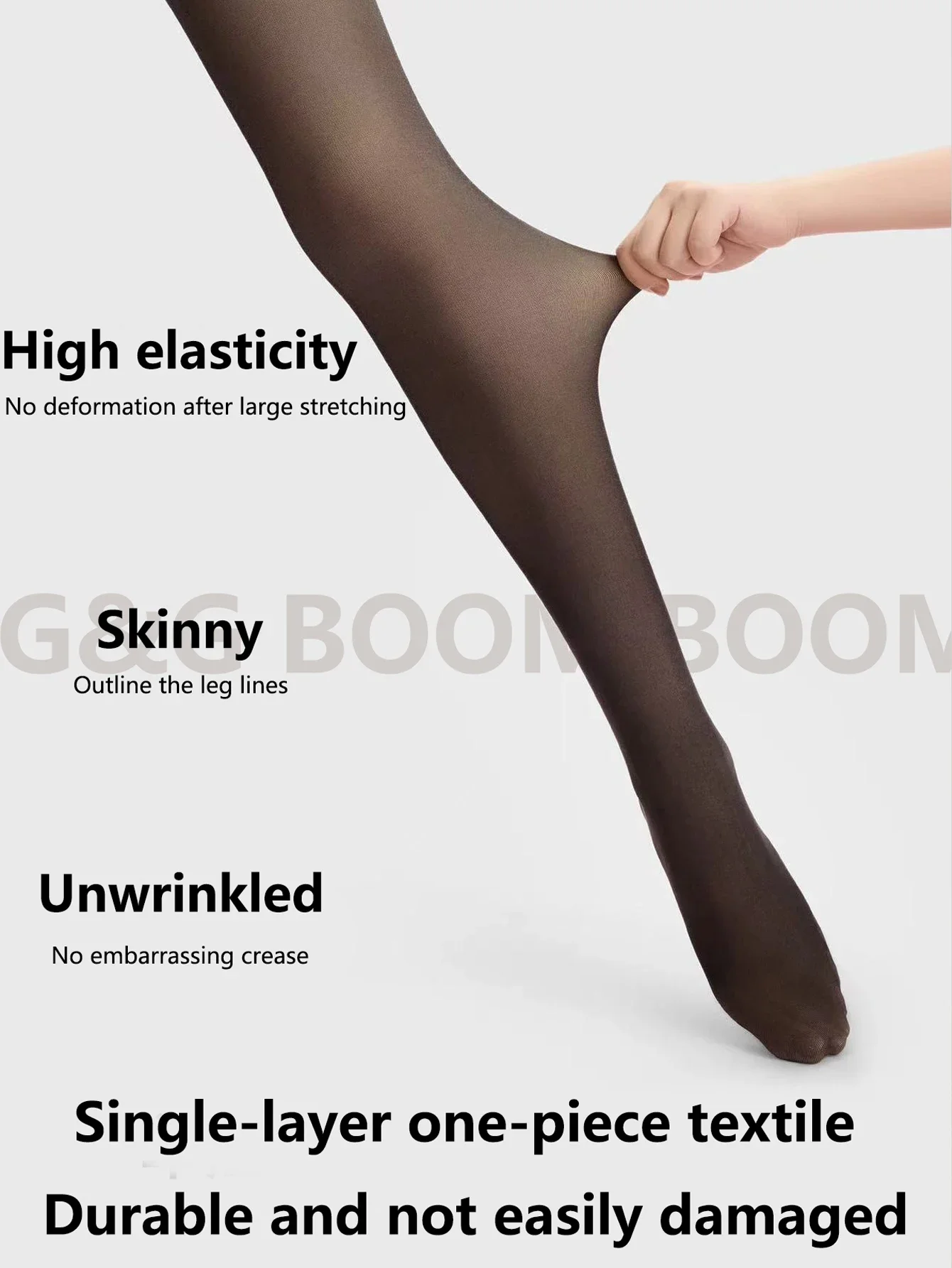 1 PC Stoking Wanita Seksi Model Terbaru, Transparan Hitam, Celana Dalam Stoking Panjang Tipis