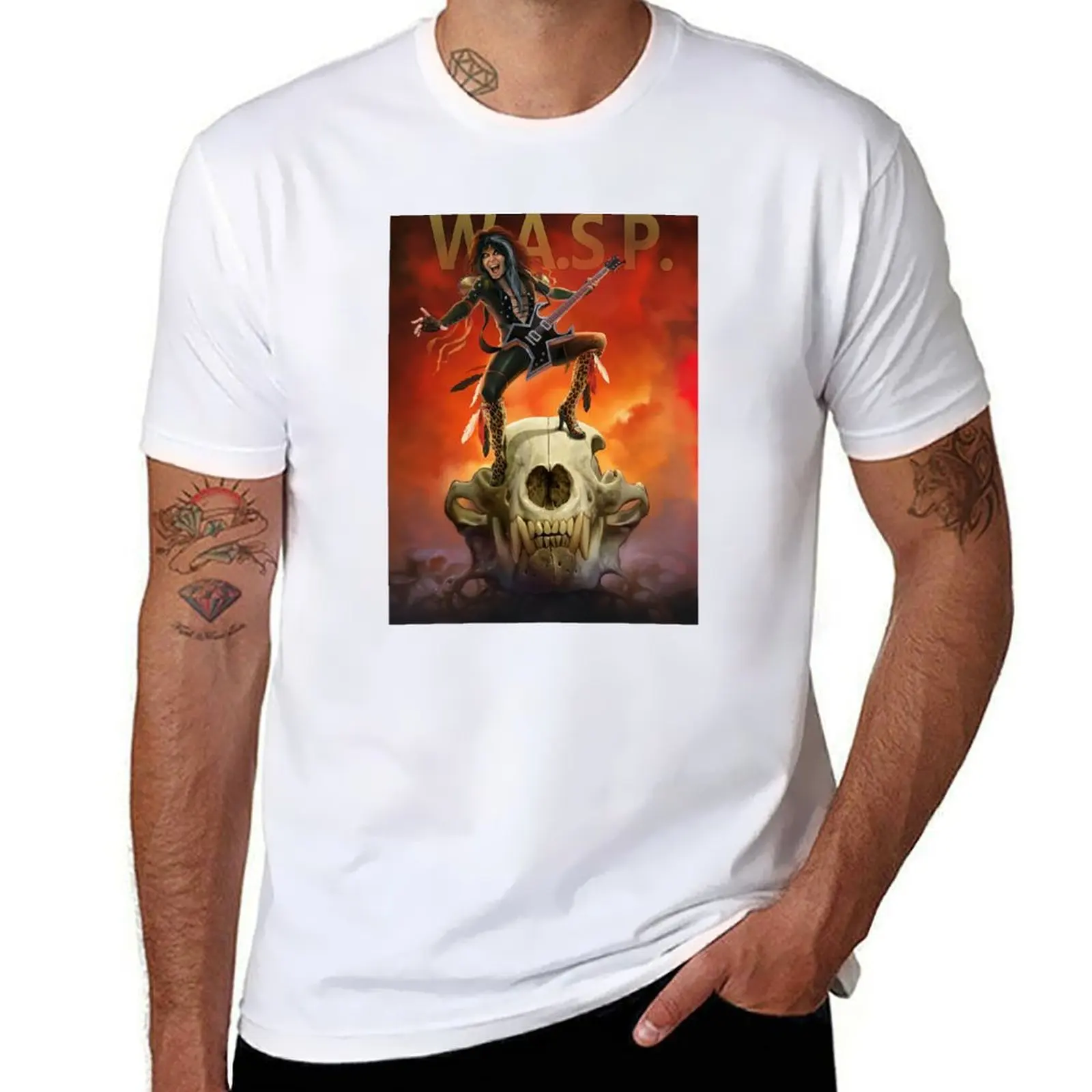

ON THE SKULL HEAD GOATS T-Shirt man t shirt luxury t shirts for man graphic tees T-Shirt