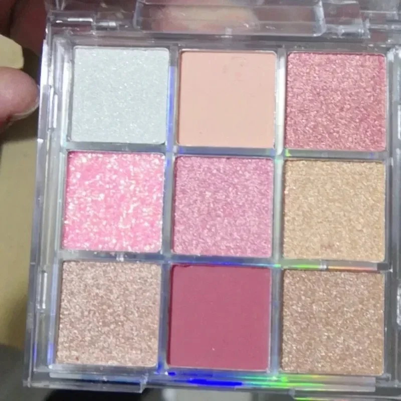 Paleta de maquillaje de 9 colores, sombra de ojos mate, brillo, herramientas cosméticas de belleza, paleta de sombras de ojos mate, sombra de ojos de tierra