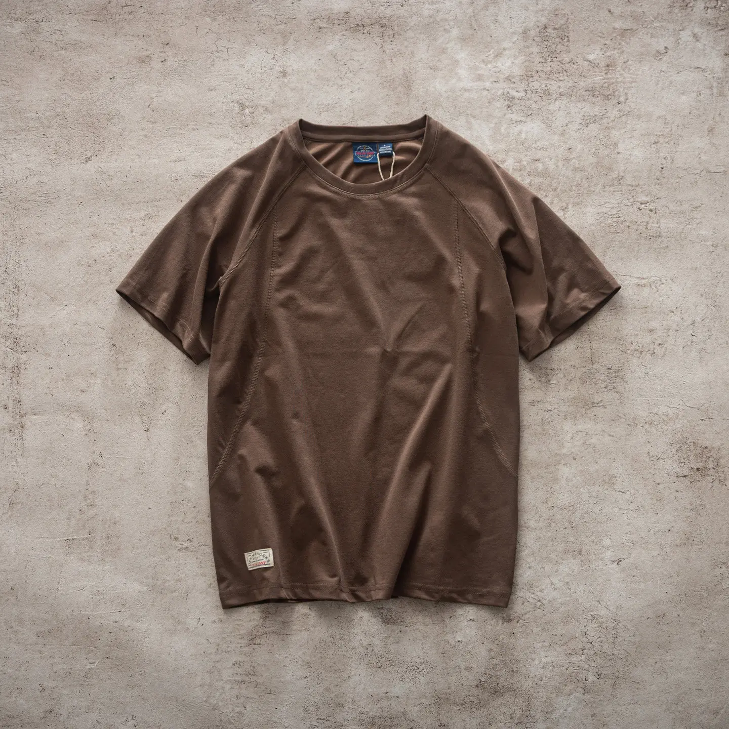 Summer New American Retro Breathable and Comfortable Short-sleeved O-neck Solid Color T-shirt Men's Fashion Casual Sport Tops