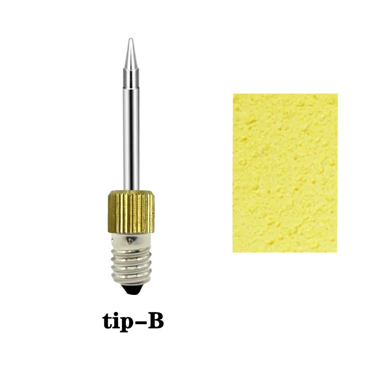 E10 Interface Soldering Iron Tips Welding Tips USB Soldering Tip Set B C K Type Wireless Battery Soldering Tip