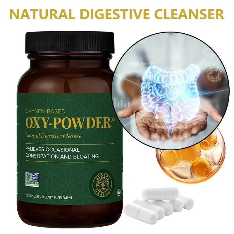 Natürlicher sauerstoff hal tiger Dickdarm reiniger zur Linderung von Blähungen und gelegentlichen verstopfung sicheren Stuhl weichmachern für Männer und Frauen