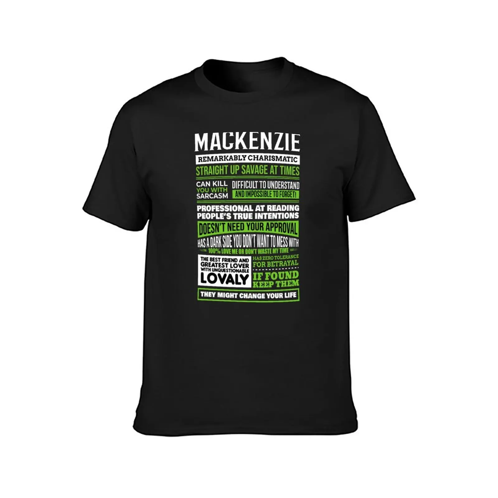 Mackenzie Girl Name Definition T-Shirt summer top blacks sublime funny t shirts for men