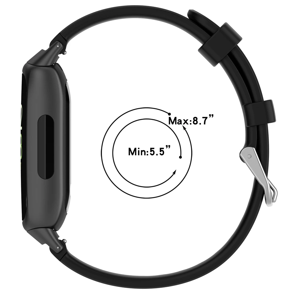 Cinturino universale in Silicone compatibile con larghezza interfaccia 12mm per accessori testa e telaio